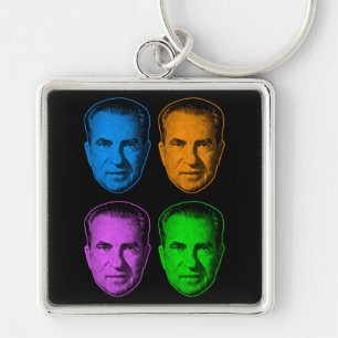 Chaveiro Richard Nixon em Vivid Color