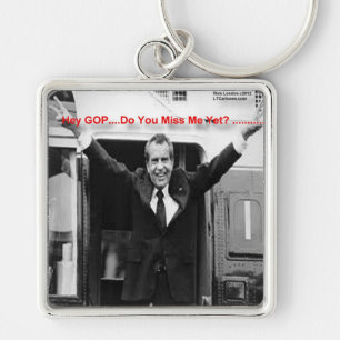 Chaveiro Richard Nixon "Miss Me Ainda?" Ofertas e Camisetas