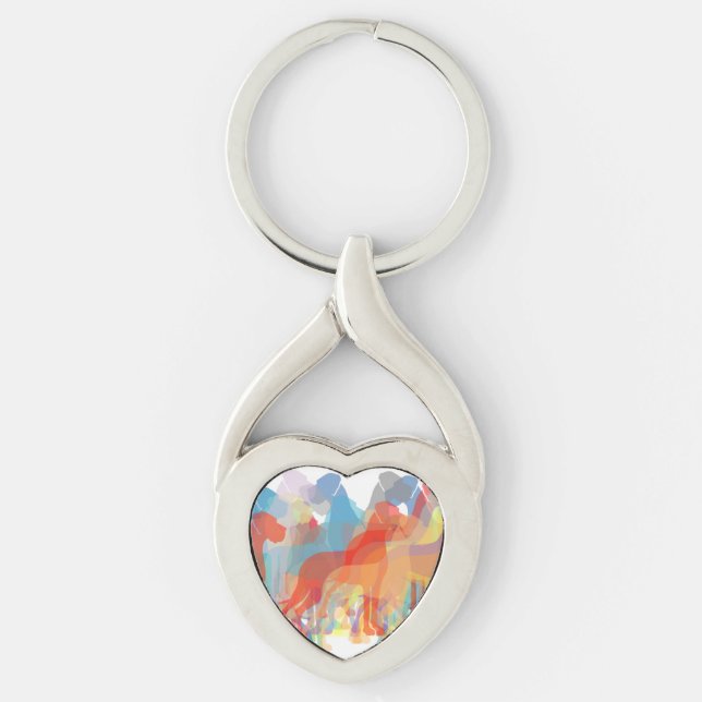 Chaveiro Rico Great Danes (Frente)