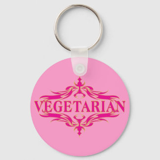 Chaveiro Rico rosa - Vegetariana