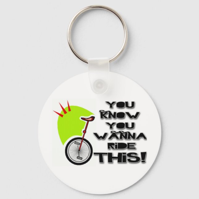 Chaveiro Ride This Unicycle (Frente)