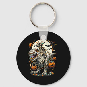 Chaveiro Riding Mummy Dinosaur T Rex Kids Boys Halloween