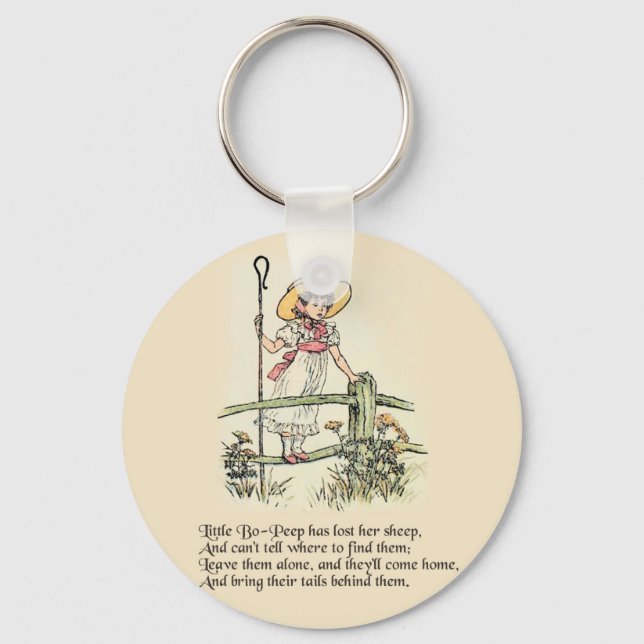 Chaveiro Rima infantil Little Bo Peep (Frente)