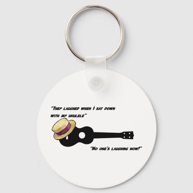 Chaveiro Rindo Ukulele (Frente)