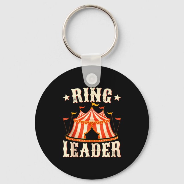 Chaveiro Ring Leader - Circus Lover Ringmaster Circus Party (Frente)
