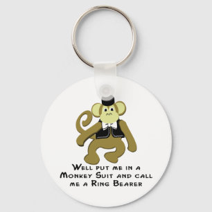 Chaveiro Ringbearer/ Macaco