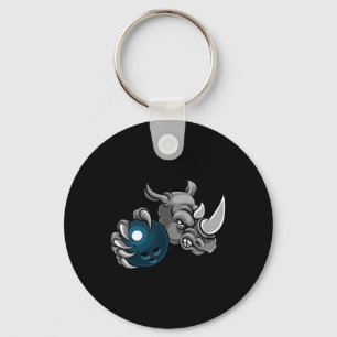 Chaveiro Rinoceronte Cartoon Desenho Esportivo Mascote do T