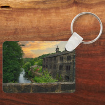 Rio Calder a partir da Ponte Hawksclough