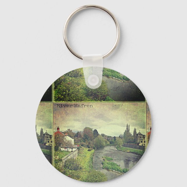 Chaveiro Rio Hafren em Newtown, Powys (Frente)