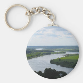 Chaveiro Rio Nemunas em Vilkija, LITUÂNIA.