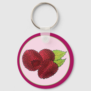 Chaveiro Ripes, frescos, de Verão, framboesas-framboesas Fr