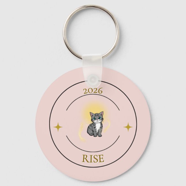 Chaveiro Rise 2026 Kitten Keychain (Frente)