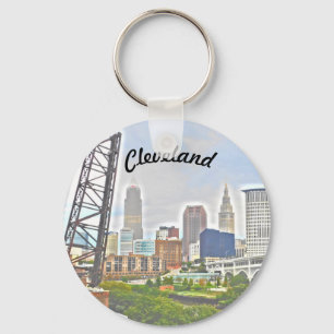 Chaveiro River Skyline Cleveland