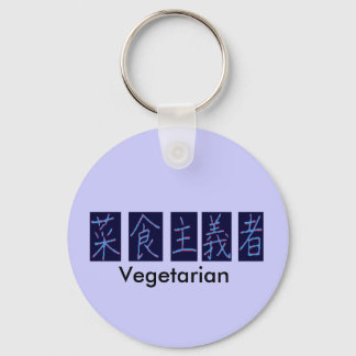Chaveiro Riyah-Li Design Kanji Vegetarian