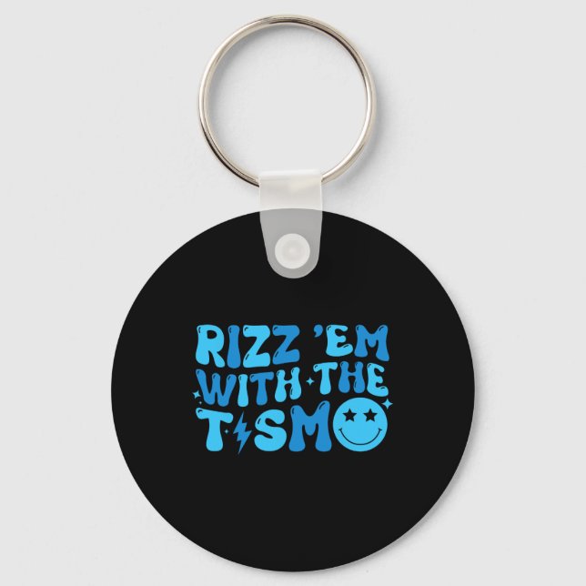 Chaveiro Rizz Em Com O Tism Camisas Divertidas De Conscient (Frente)