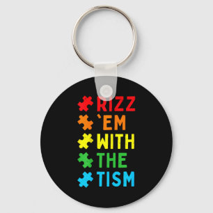 Chaveiro Rizz em Com O Tismo Autismo Para Crianças Suporte 