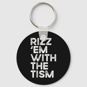 Chaveiro Rizz Em Com O Tismo Engraçado Consciência Do Autis