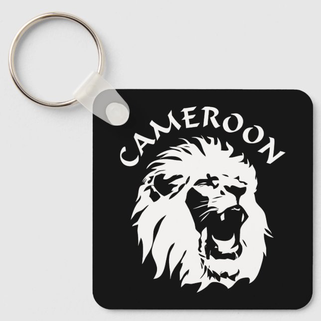 Chaveiro Roaring Lion Face - Camarões (Frente)