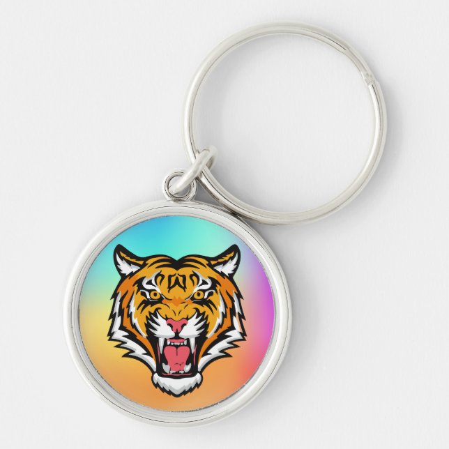 Chaveiro Roaring Tiger Head-25818 (Frente)