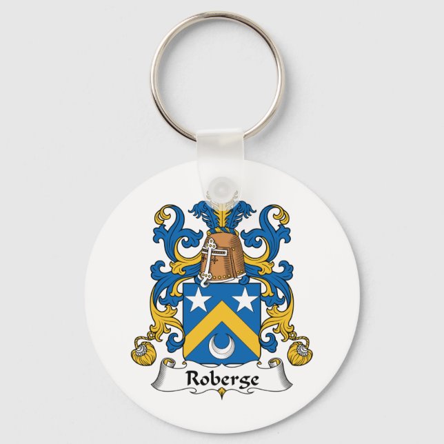 Chaveiro Roberge Family Crest (Frente)