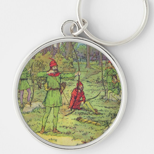 Chaveiro Robin Hood na Floresta  (Frente)