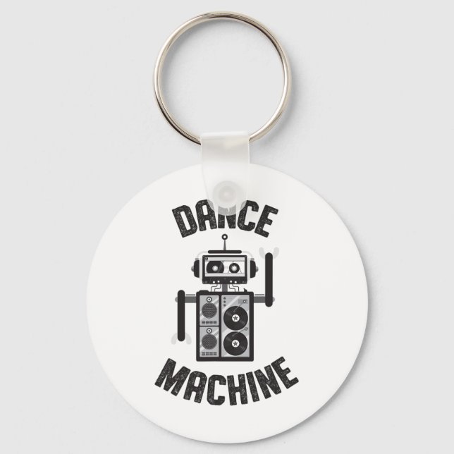 Chaveiro Robô da Dance Machine Vintage Retro 80s (Frente)
