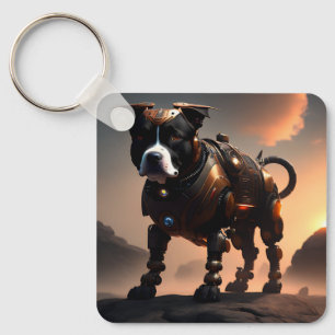 Chaveiro Robot Staffordshire Bull Terrier, Keyring