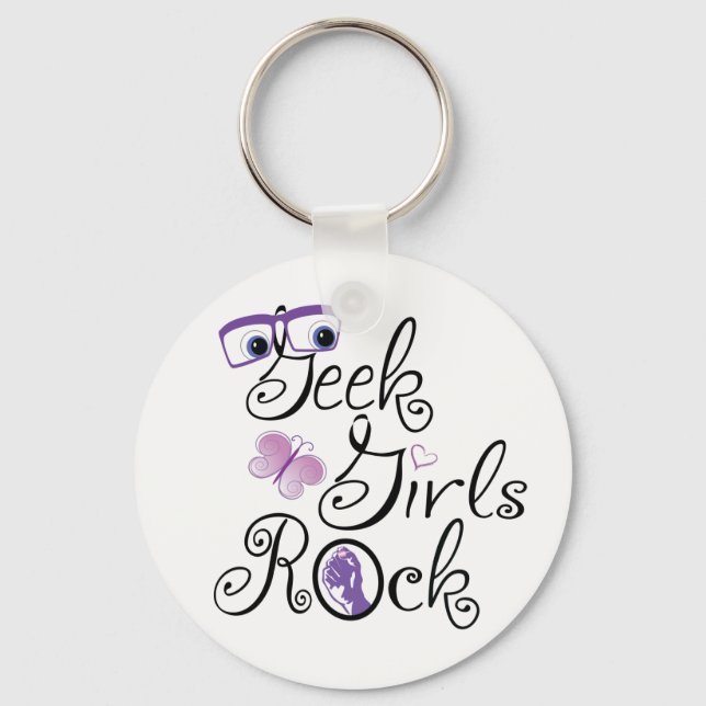 Chaveiro Rocha das meninas do geek (Frente)