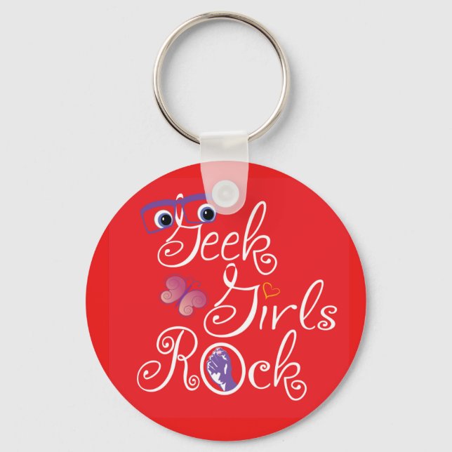 Chaveiro Rocha das meninas do geek (Frente)