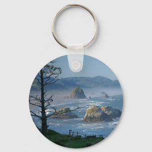 Chaveiro Rocha do monte de feno, praia do canhão, Oregon
