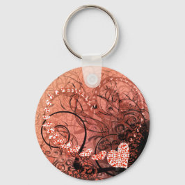 Chaveiro Rochas do Coração Vermelho