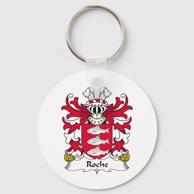 Chaveiro Roche Family Crest (Frente)