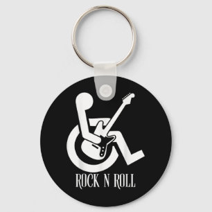 Chaveiro Rock And Roll Handicap Parking Engraçado Guit Acús