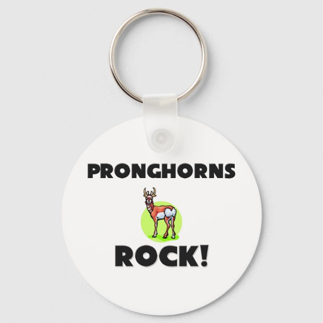 Chaveiro Rock de Pronghorns (Frente)