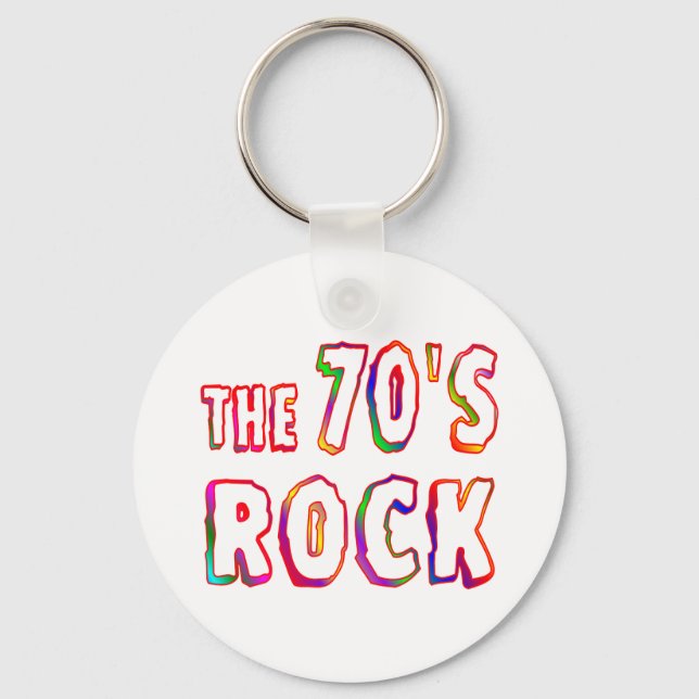 Chaveiro Rock dos anos 70 (Frente)