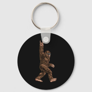 Chaveiro Rock On Bigfoot Sasquatch Adora Rock And Roll Sung