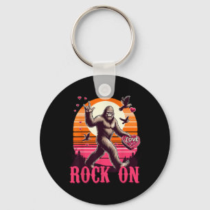 Chaveiro Rock On Bigfoot Sasquatch Yeti Dia dos Namorados R
