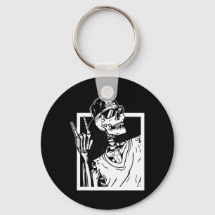 Chaveiro Rock Skeleton Hand Halloween Costume Engraçado Roc