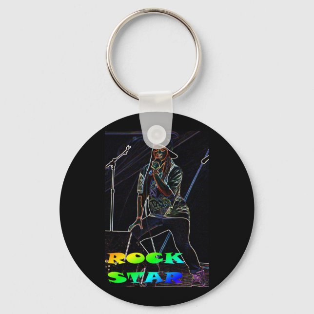 Chaveiro Rock Star (Frente)