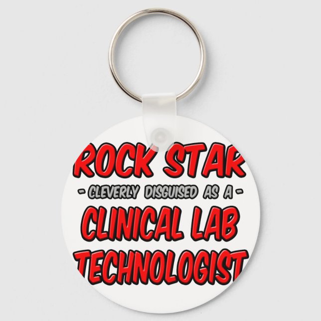 Chaveiro Rock Star .. Clinical Lab Technologist (Frente)