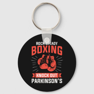 Chaveiro Rock Steady Boxing Põe Fora do Boxer de Parkinson