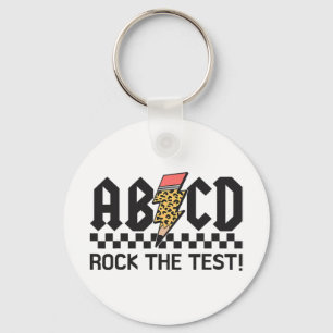 Chaveiro Rock The Test Abcd Testing Day Professors Meninas