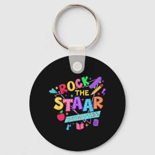 Chaveiro Rock The Test You Have This Test Day Teachers Stud