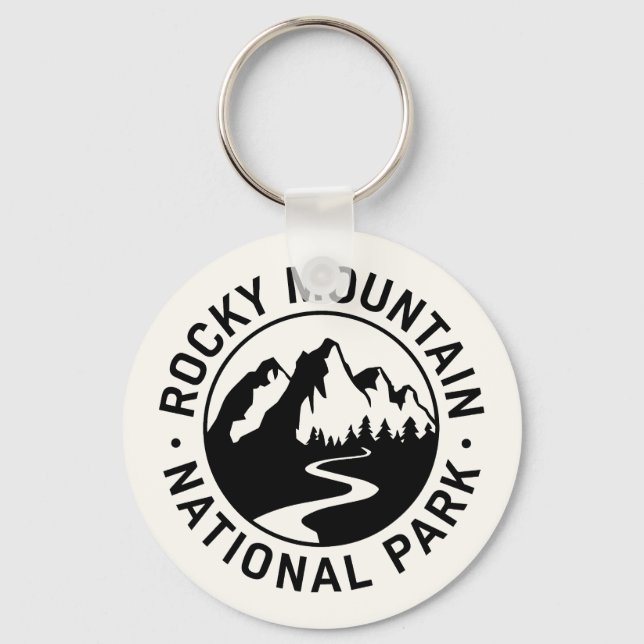 Chaveiro Rocky Mountain National Park Emblem (Frente)