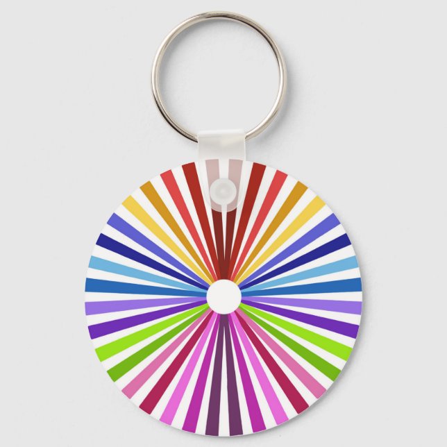 Chaveiro Roda arco-íris (Frente)