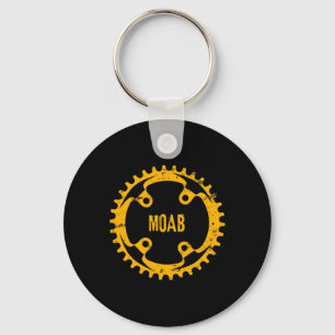 Chaveiro Roda Dentada de Bicicleta Retro Moab Utah
