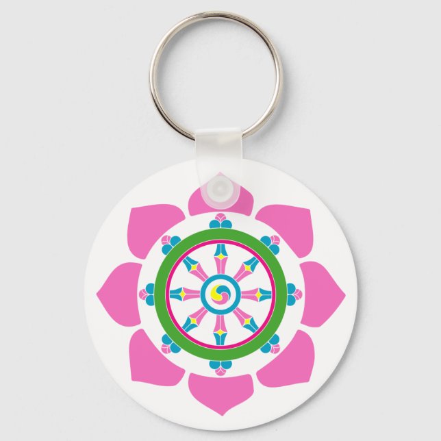 Chaveiro Roda Dharma (Frente)