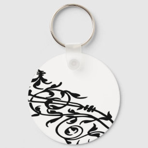 Chaveiro Roda floral
