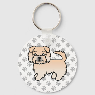 Chaveiro Rodas Norfolk Terrier Cão e patas
