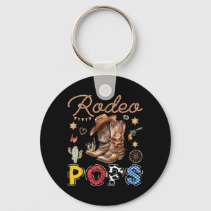 Chaveiro Rodeo Pops Ocidental Aniversário de Cowboy Corresp